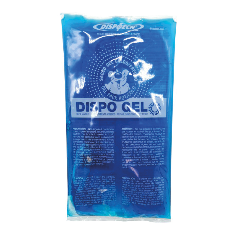 Bolsa gel FRÍO/CALOR 11x26 cm . Incluye funda reutilizable para GEL - BLANCA - Imagen 2